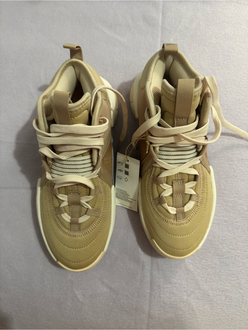 Candace Parker x Adidas Exhibit Select Mid Champagne for Women size 6.5 - Picture 2 of 9